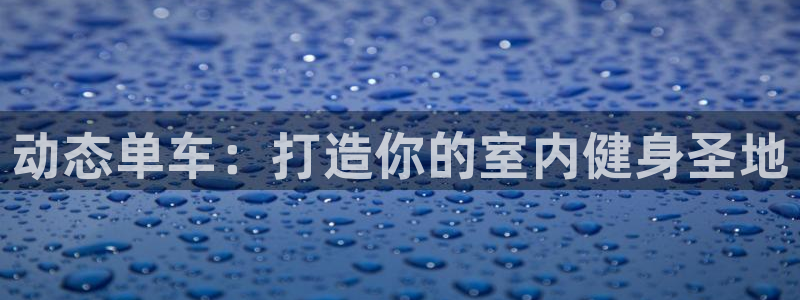 意昂3科技：动态单车：打造你的室内健身圣地